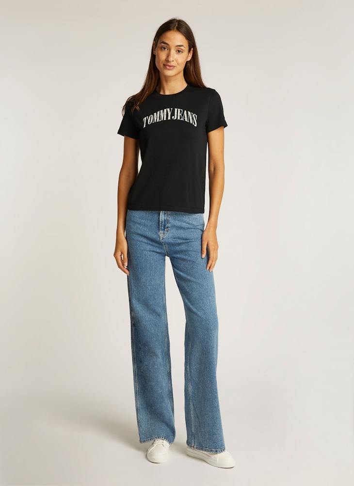 TOMMY JEANS Crew Neck Graphic T-Shirt  - Image 4
