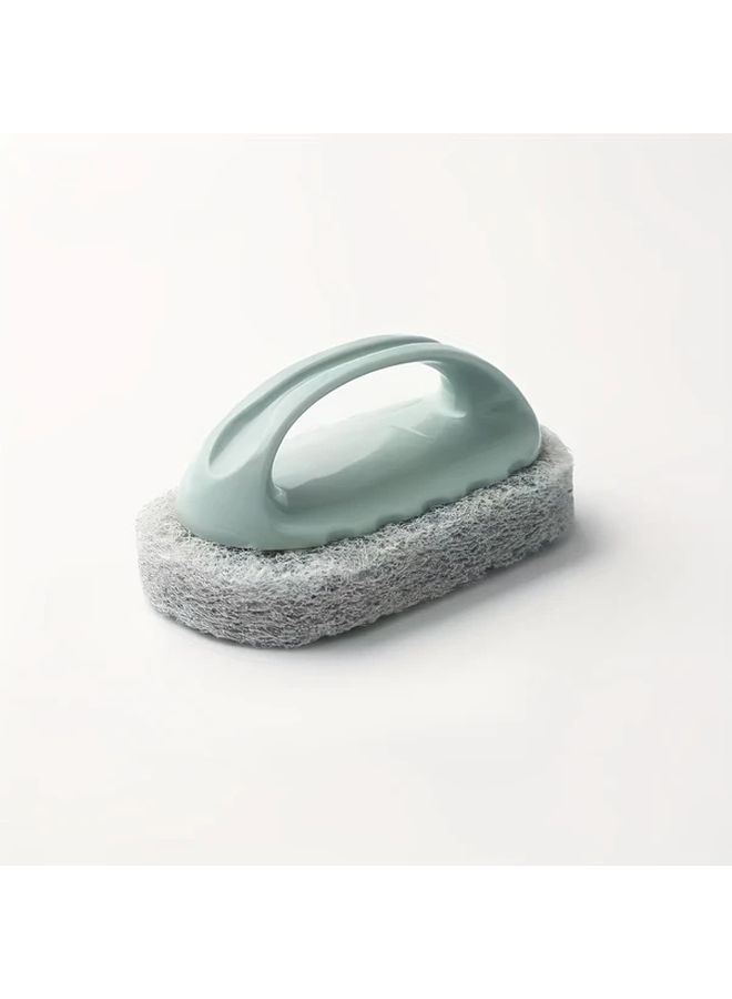 Nordic Blue Long Handle Scrub Sponge For Bathtub Tile Kitchen Pool Dishwashing - Image 2