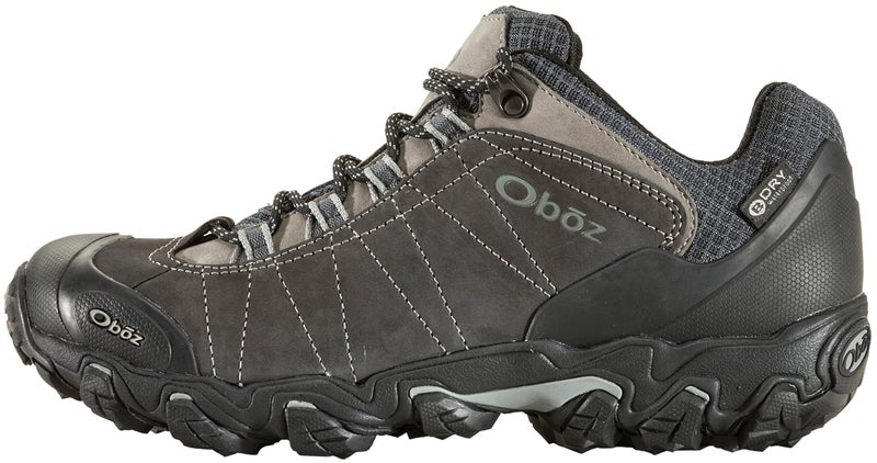 Oboz Mens Bridger Low BDry Waterproof Hiking Shoe Dark Shadow 8 Medium