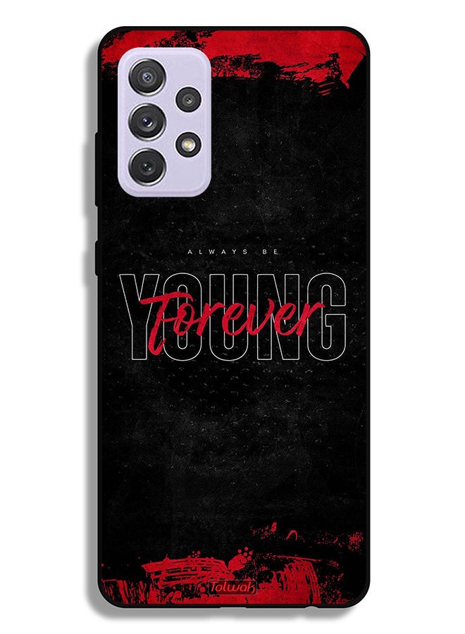 Tolwak Samsung Galaxy A72 5G Protective Case Cover Forever Young - Image 1