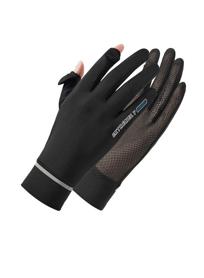 KUAZIVI Women's Sun Protection Quick Dry UV Sun Protection Anti Slip Driving Gloves - Image 1