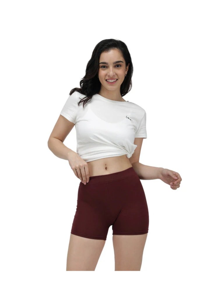 Amul comfy - Women's Cotton Skirt Shorts - Pack of 6 (Assorted Color) - Image 1