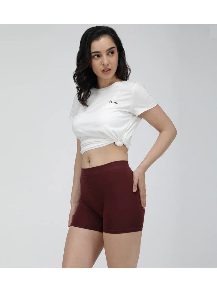 Amul comfy - Women's Cotton Skirt Shorts - Pack of 6 (Assorted Color) - Image 1