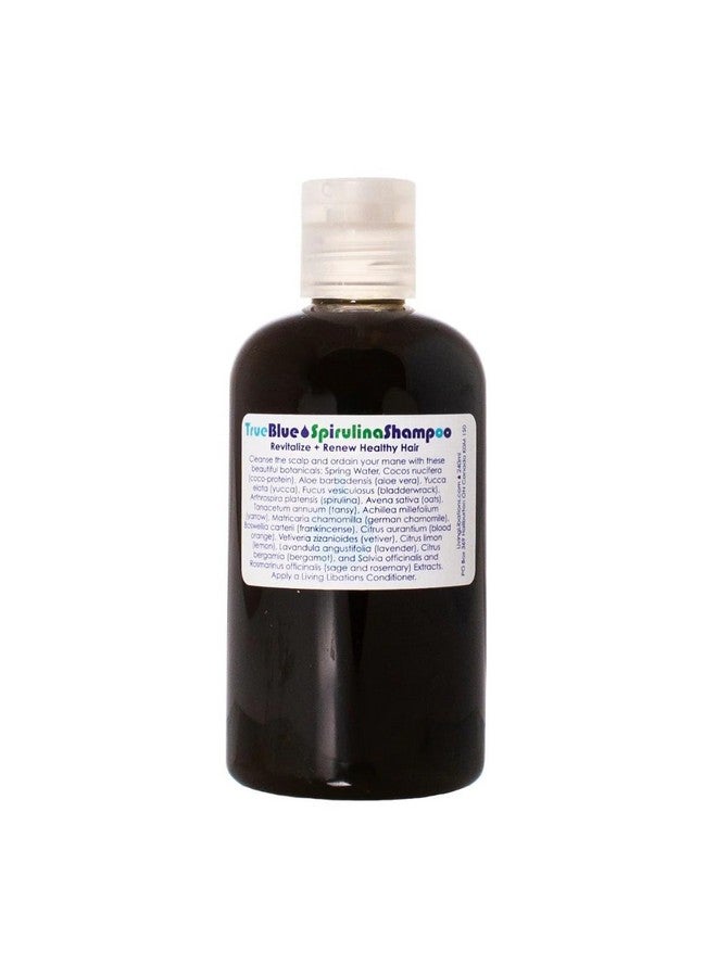 Living Libations Organic True Blue Spirulina Shampoo ; Natural Plantbased Clean Beauty (8 Oz ; 240 Ml) - Image 2