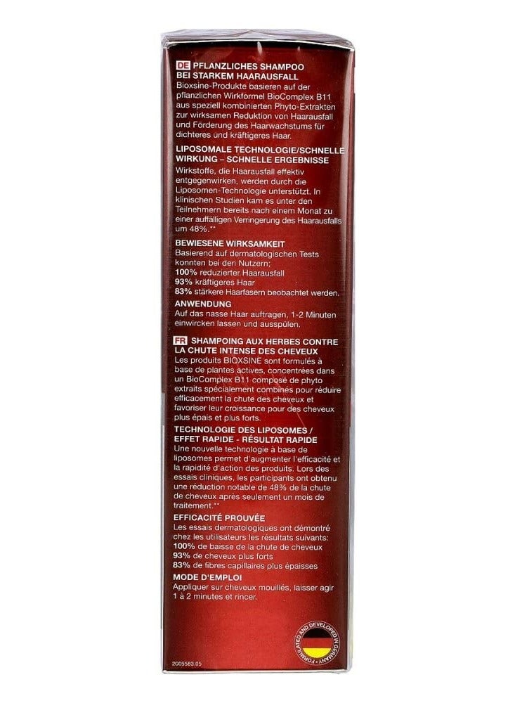 Bioxsine B'IOTA Laboratories Ltd Bioxsine Forte Herbal Shampoo For Intensive Hair Loss 300M - Image 4