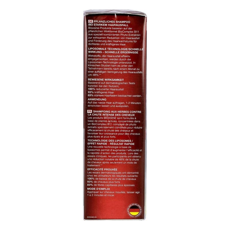 Bioxsine شامبو بيوكسين فورت من مختبرات بيوتا لعلاج تساقط الشعر المكثف 300 مل - Image 4