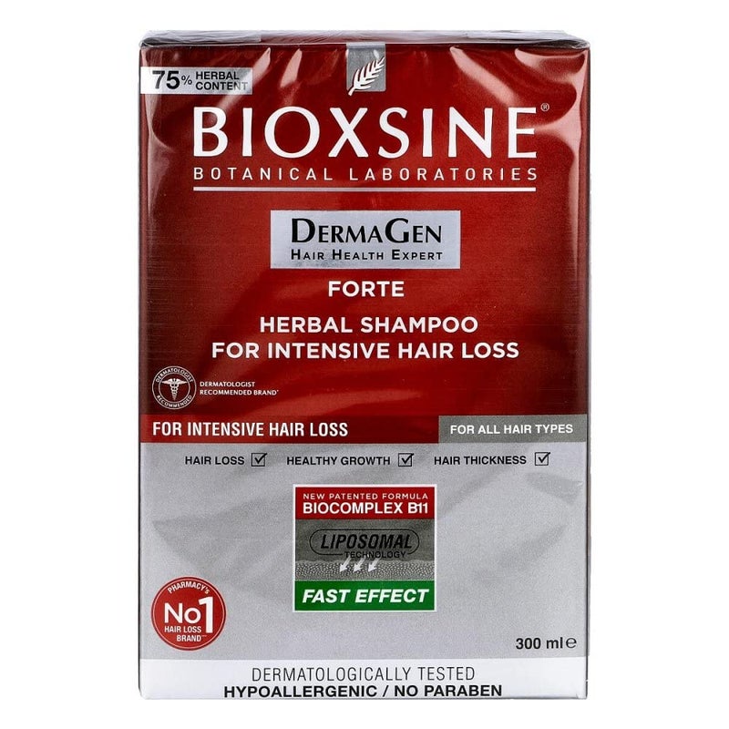Bioxsine شامبو بيوكسين فورت من مختبرات بيوتا لعلاج تساقط الشعر المكثف 300 مل - Image 2
