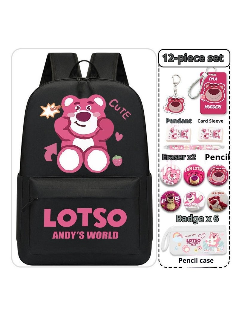 general 13-Piece Cartoon Lotso Backpack Set - Image 1