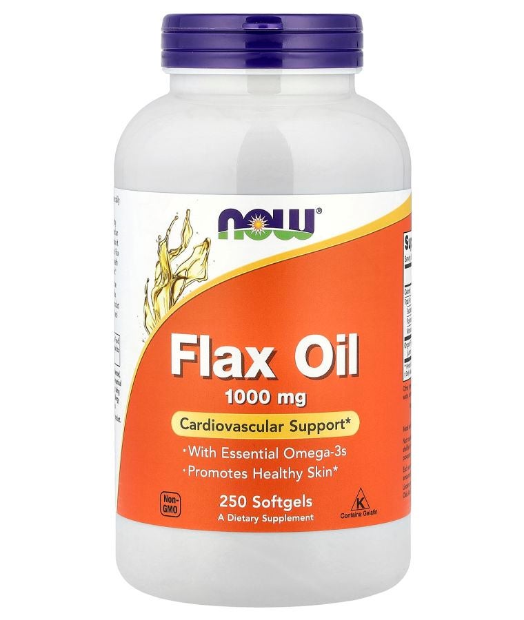 now Flax Oil with Essential Omega-3's 250 Softgels