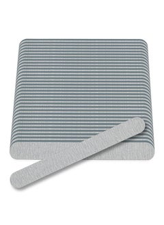 Flowery Disposable Nail File Cushion Core 100180 Grit Silver Pack Of 100  - Image 1