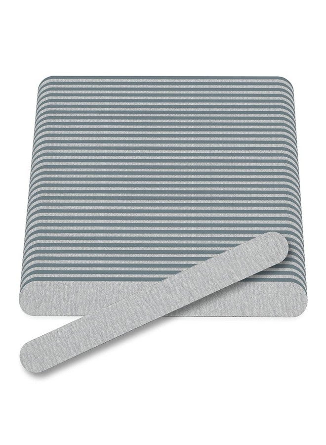 Flowery Disposable Nail File Cushion Core 100180 Grit Silver Pack Of 100  - Image 1