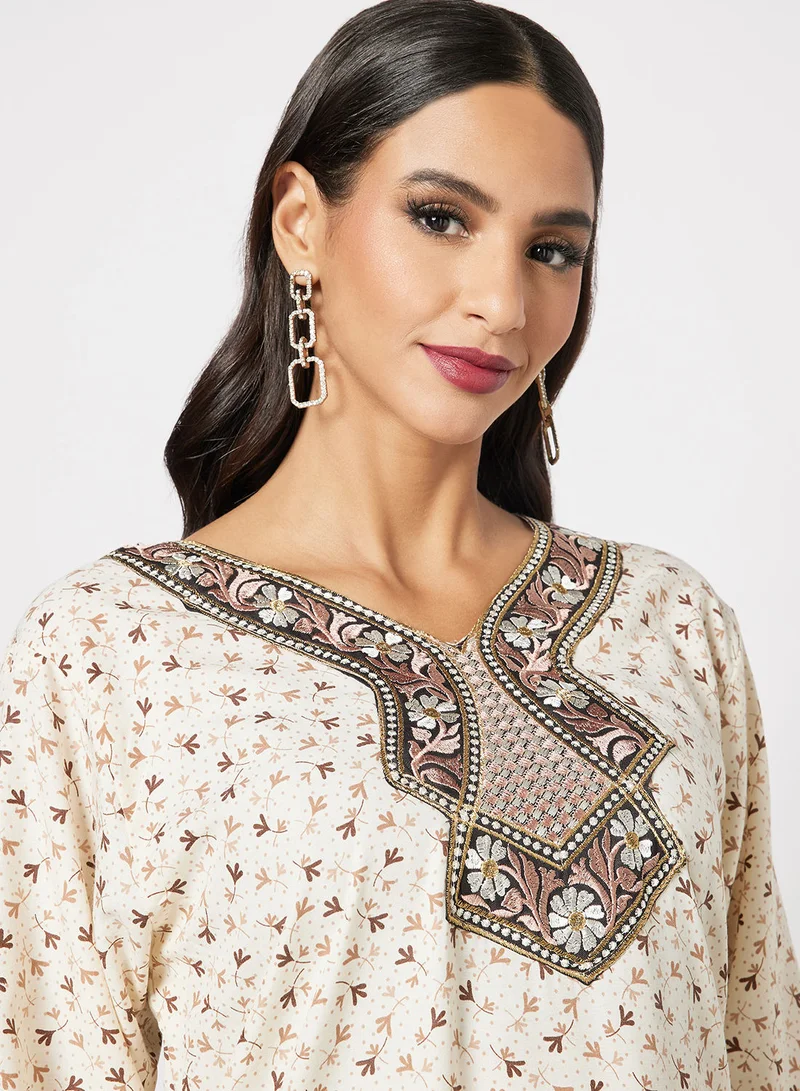 HANA & SARA Trendy Maxi Jalabiya