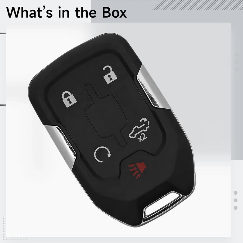 Chevy Key Fob for Silverado/Sierra 1500 2500 3500, 5-Button Remote Start & Truck Bed, Hyq1Ea, 433Mhz - Image 4
