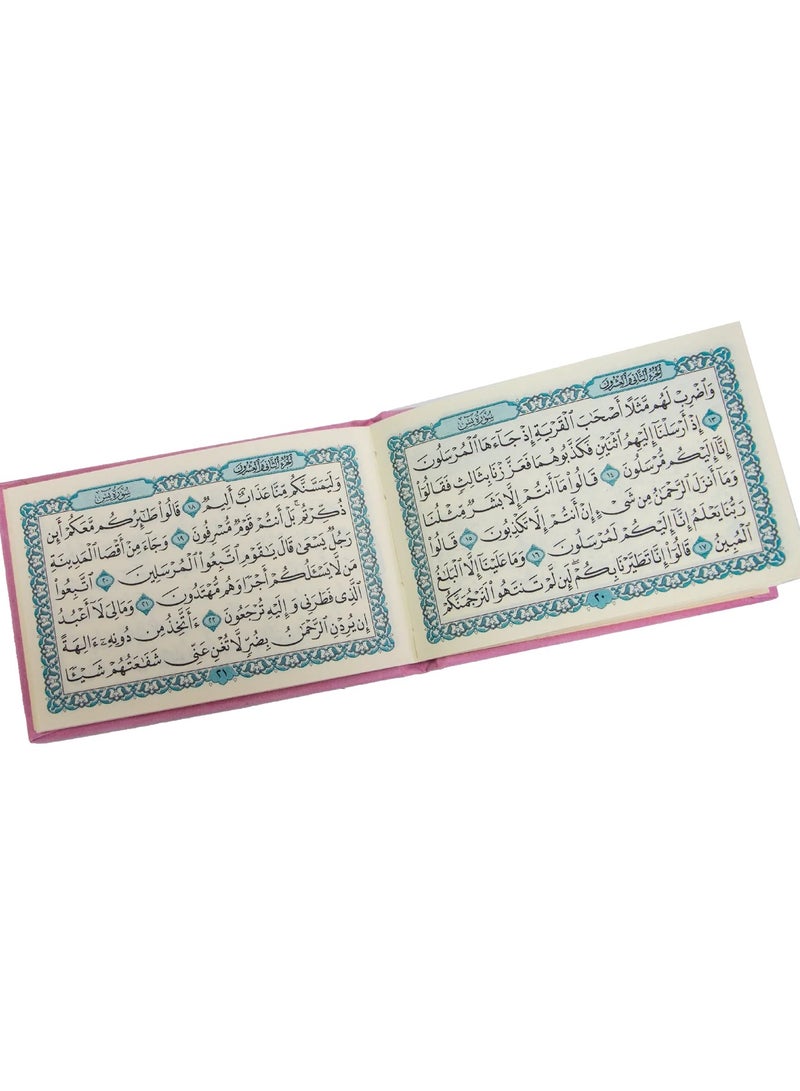 سورة الرحمان غلاف مخمل مقاس صغير 8*12 (علبة تحتوي على 10 قطع) - Image 4