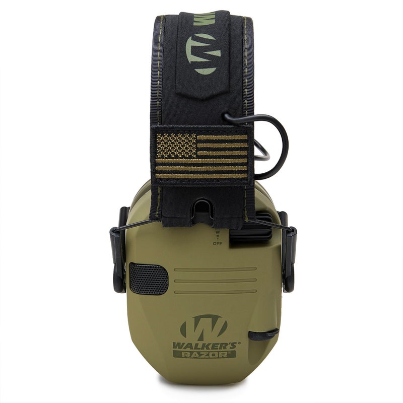 Walker's Razor Slim Patriot Series Muffs - Olive Drab Green - Image 5