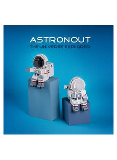 Y&D Astronaut Mini Building Blocks, Micro Blocks Cool Small Toys with Led Lighting Kit, Block Model Set Gift for Kids or Adults, Space Toy Puzzle Assembling Toys(1008 Pieces)  - Image 3