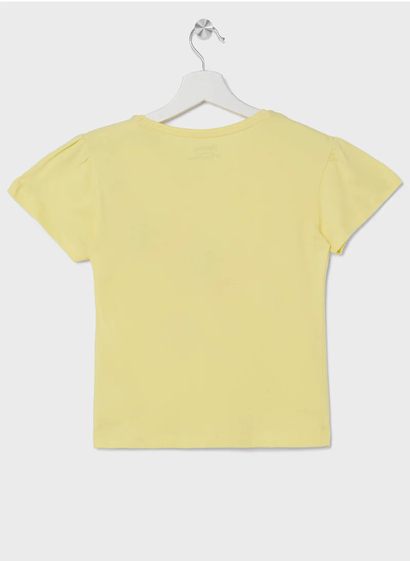 ريبلز مع نمشي Girls T-Shirts