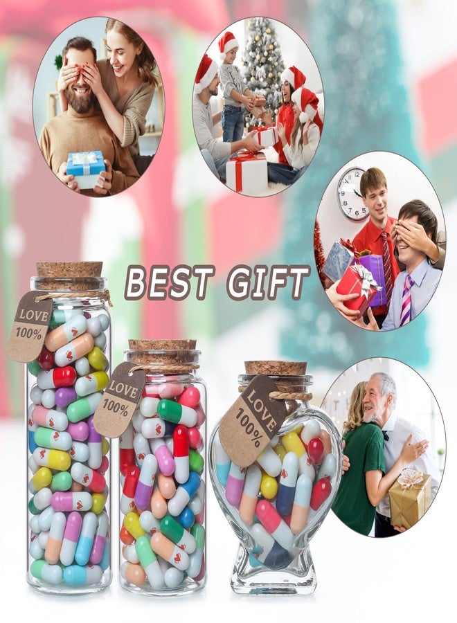 KBFUSHI Capsule Letters Message in a Bottle - Message Love Letter Gifts for Boyfriend Girlfriend - Pills for Valentine's Day, Birthday, Christmas Mother's Day. (Mixed Color 50PCS) - Image 4