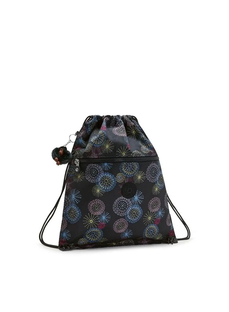 kipling Supertaboo Medium backpack (with drawstring) Homemade Stars