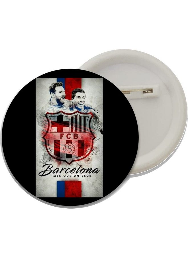 D2c d2c football button badges (messi | barcelona | fcb)- Multi color  - Image 3