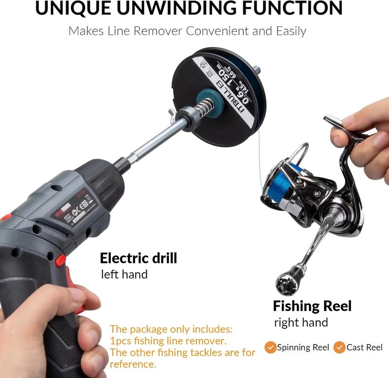 THKFISH Fishing Line Spooler Fishing Line Winder Spooler Fishing Accessories Adjustable Stable Portable Fishing Line Spooler/Fishing Line Remover - Image 4