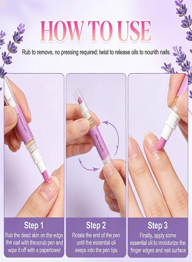 SAM SUGAR Cuticle Oil Pusher Pen Ceramic Cuticle Oil Cuticle Pusher 2 in 1 Nail Care pen for Dry Damaged Nails - Image 4