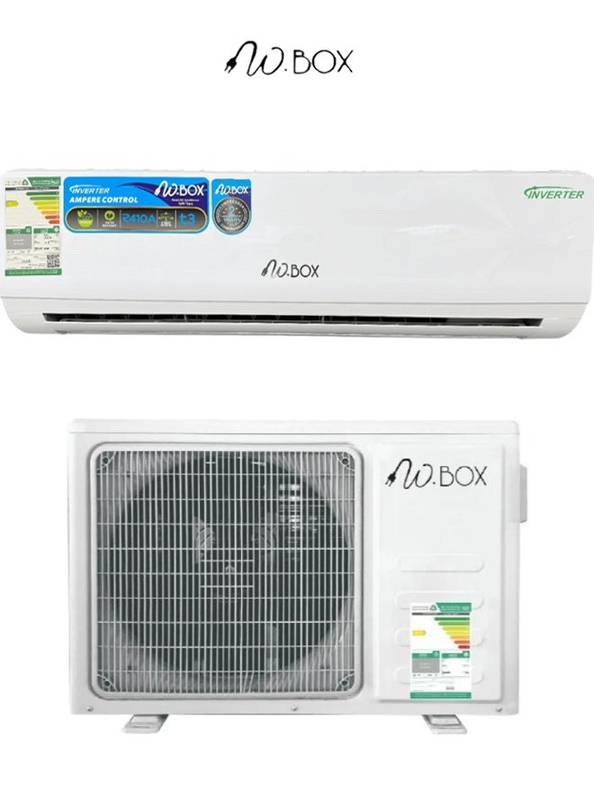 W.BOX 1.5 Ton 18W Split Air Conditioner Inverter, 17300 BTU - Cooling Only with Low Noise level  | WBAC18INH - Image 1