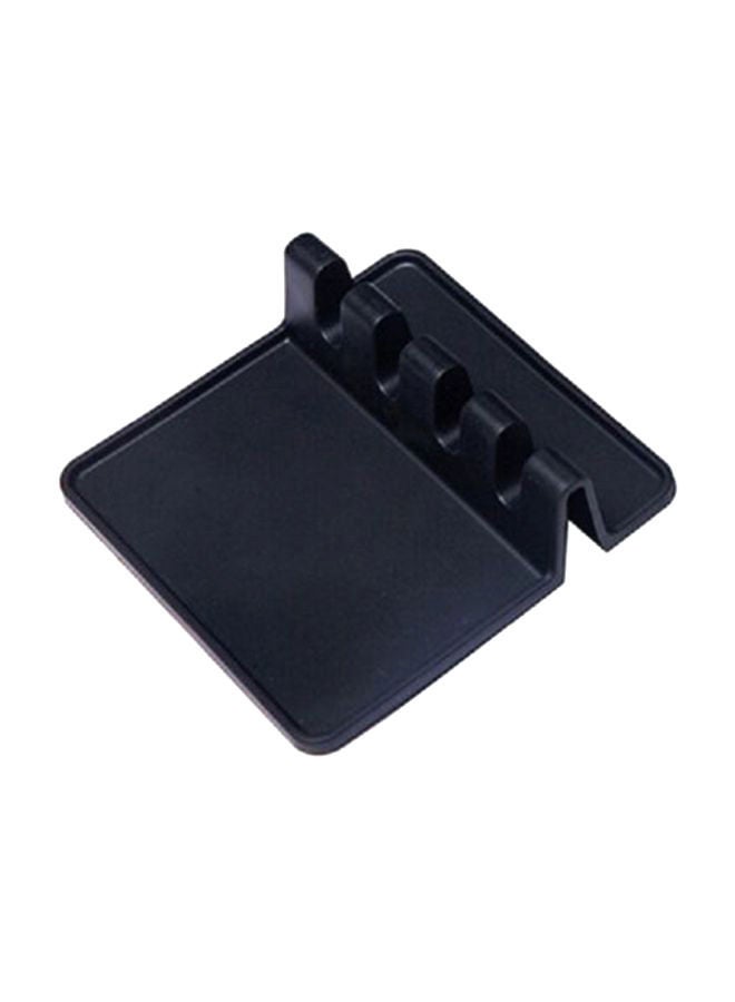 NIBEMINENT Silicone Utensil Rest Black 