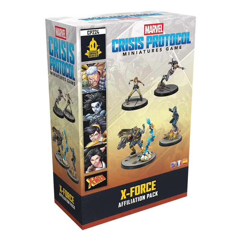 Asmodee Marvel Crisis Protocol XForce Affiliation Pack Cable Domino X23 Honey Badger Tabletop Superhero Game Ages 14 2 Players 90 Minute Playtime - Image 3