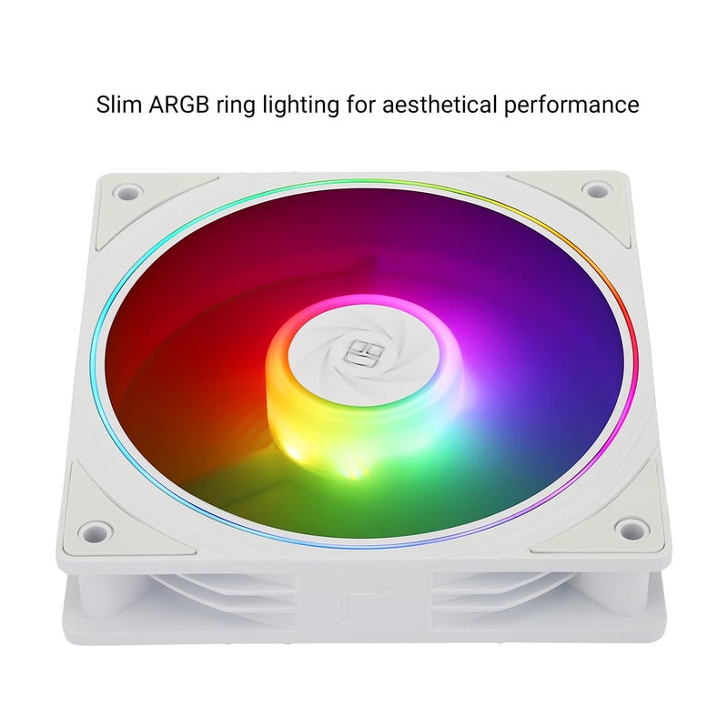 Thermalright TL-S12W-S X3 CPU Case Fan 120mm Cooler Fan, 3 Pack 4pin PWM Silent Computer Fan Under 23.2dB(A) for Case CPU Liquid Cooler and CPU Air Cooler, Quiet CPU PC ARGB Fan - Image 5