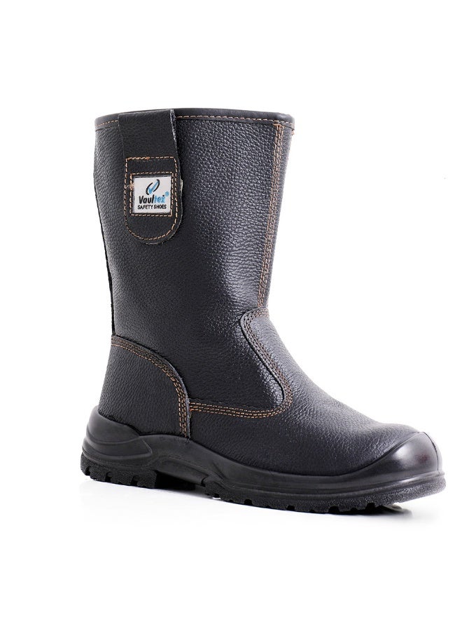 Vaultex YRA Steel Toe Safety Welding Boots - Black, 40 - Image 1