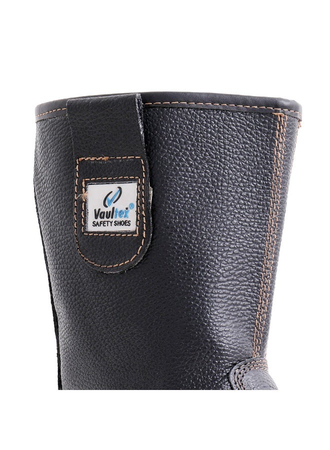 Vaultex YRA Steel Toe Safety Welding Boots - Black, 40 - Image 2