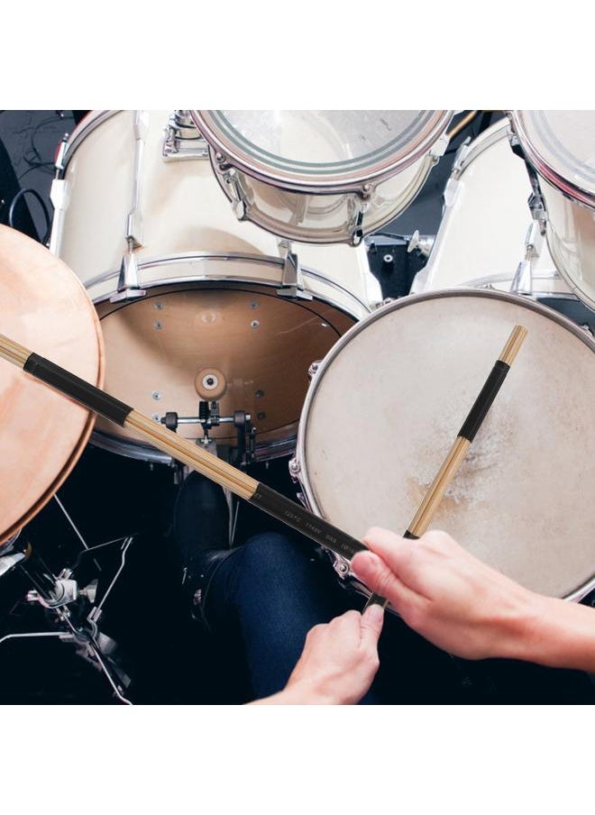 Thoraya W125 Drumsticks Maple Wood Drum Set Instrument Accessory with Drum Brush Black Bag  - Image 5