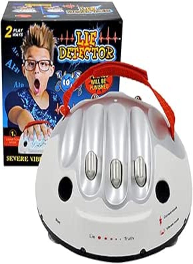 OUKEYI Micro Electric Shock Lie Detector, Shocking Liar Party Game Interesting True or Dare Detector Joke Toys Polygraph Entertainment