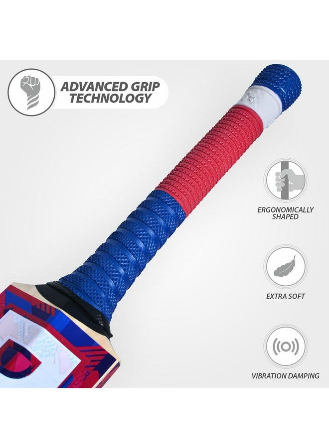 DSC Intense Force Kashmir Willow Cricket Bat for Leather Ball |Size-4 | Light Weight | Free Cover| - Image 3