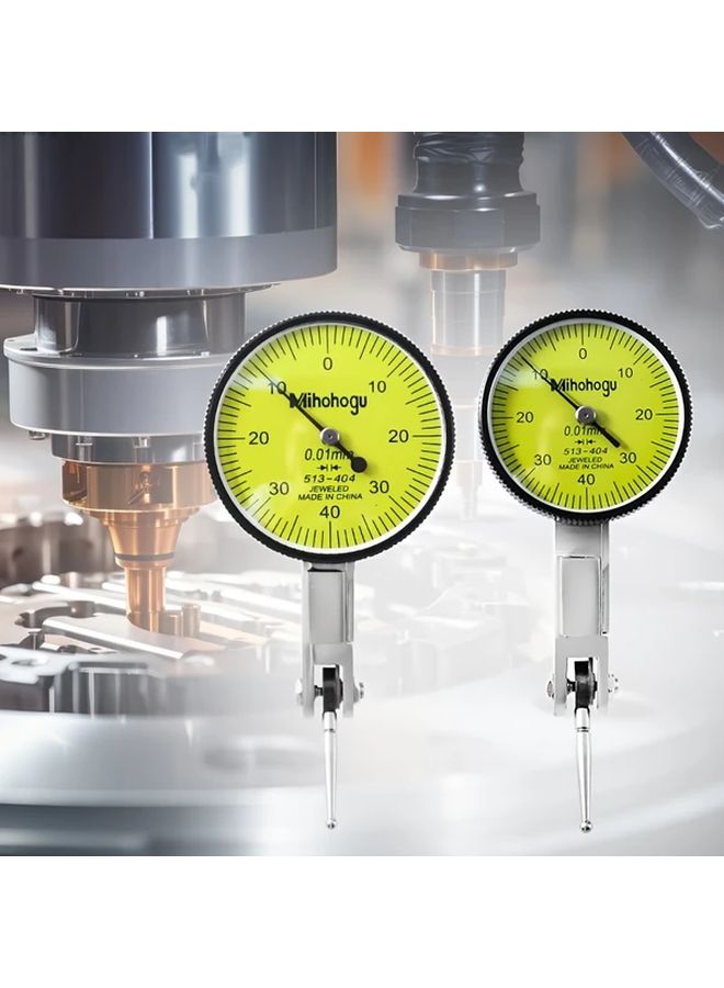32mm Dial Test Indicator Gauge 0 0 8mm Range High Precision Machine Setup Tool - Image 2