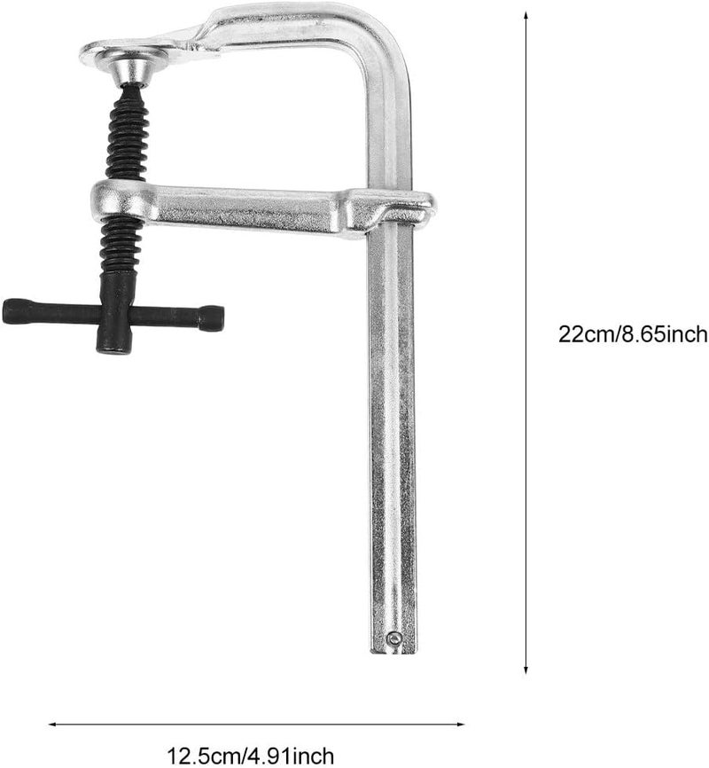 SECFOU Heavy-duty F Clamp Woodworking Tool 160x80mm Carpenter Clamp for Woodworking and Carpentry Fixtures - Image 2
