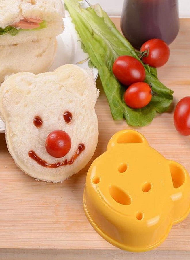 QuickHaven مجموعة قطاعات الساندويتشات (5 قطع)، أشكال قطاعات الخبز للأطفال، قالب خبز شفاف بنقوش حيوانات مناسب لتنمية المهارات اليدوية والتدريب البصري وهوايات الطبخ - Image 5