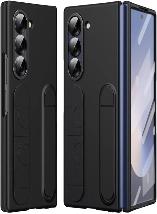 Next Store Compatible with Samsung Galaxy Z Fold4 Case Cover, PC All-Inclusive Protection Shockproof Anti-Scratch Camera Protector and Hinge Protection, Stylish Design(Black)