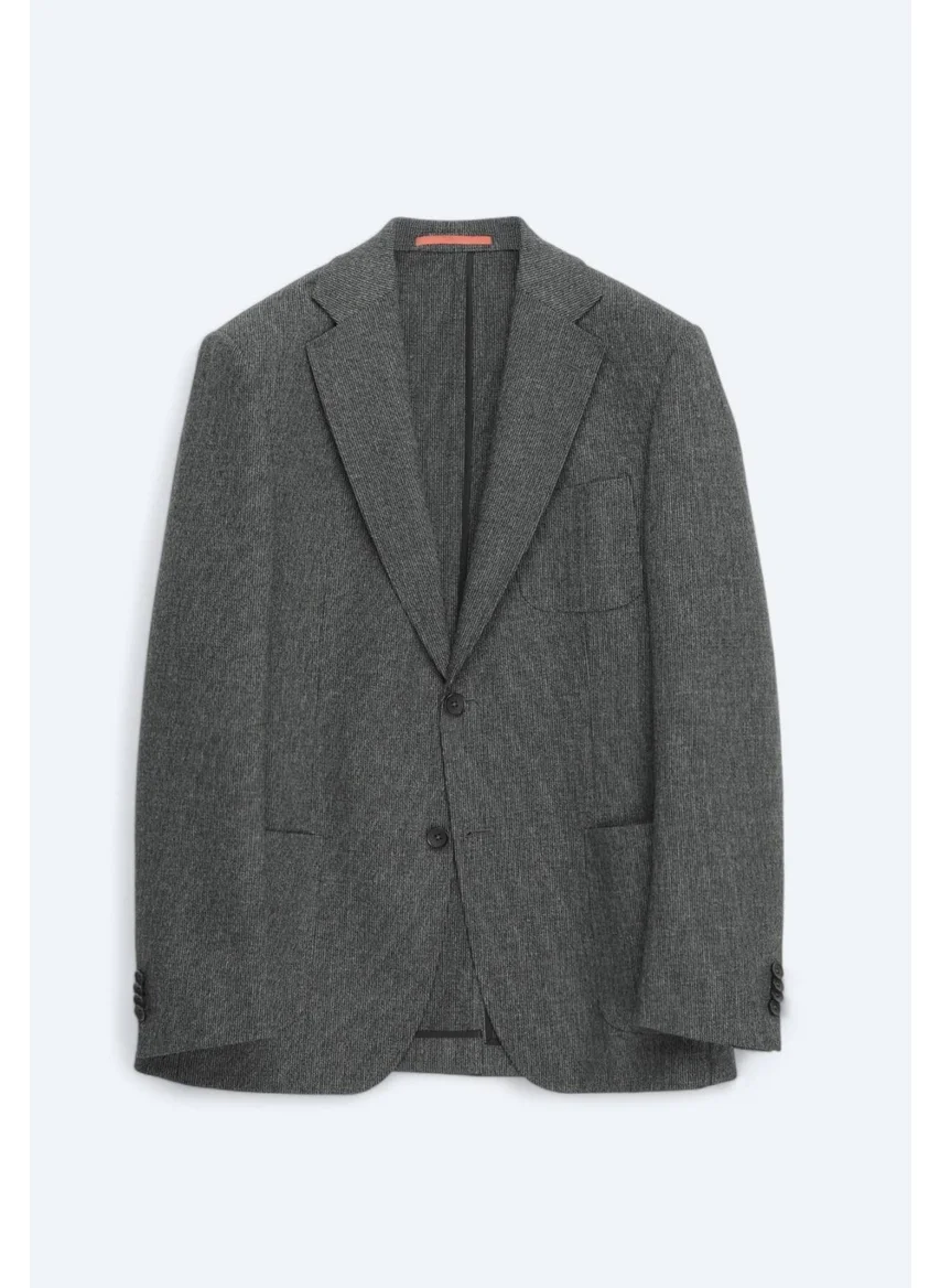 Kip Anthracite Plain Modern Fit Suit