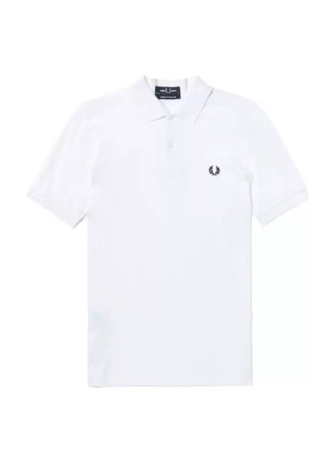 FRED PERRY POLO shirt, white with black label - Image 3