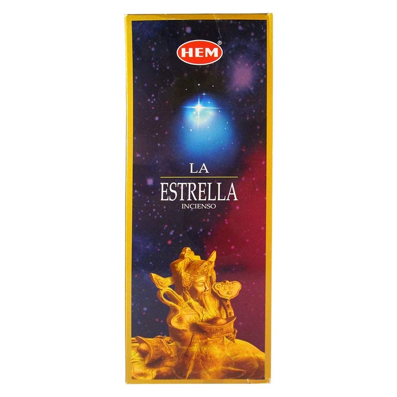 HEM The Star Box of Six 20 Stick Tubes HEM Incense 