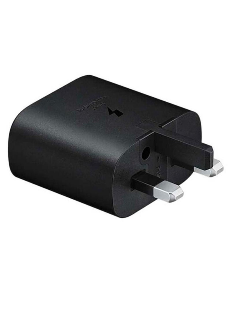 25W Travel Adapter (Super Fast Charging without USB Cable) Black - Image 1