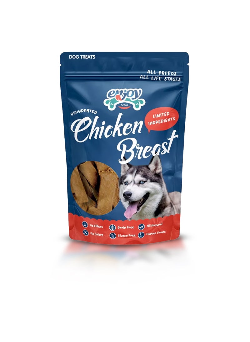 ENJOY - Dog Treats-Enjoy Dehydrated Chicken Breast Premium | Human-Grade, Natural Flavors | Organic Cane Sugar & Rosemary Extract | Perfect for All Life Stages | 115g - Image 1