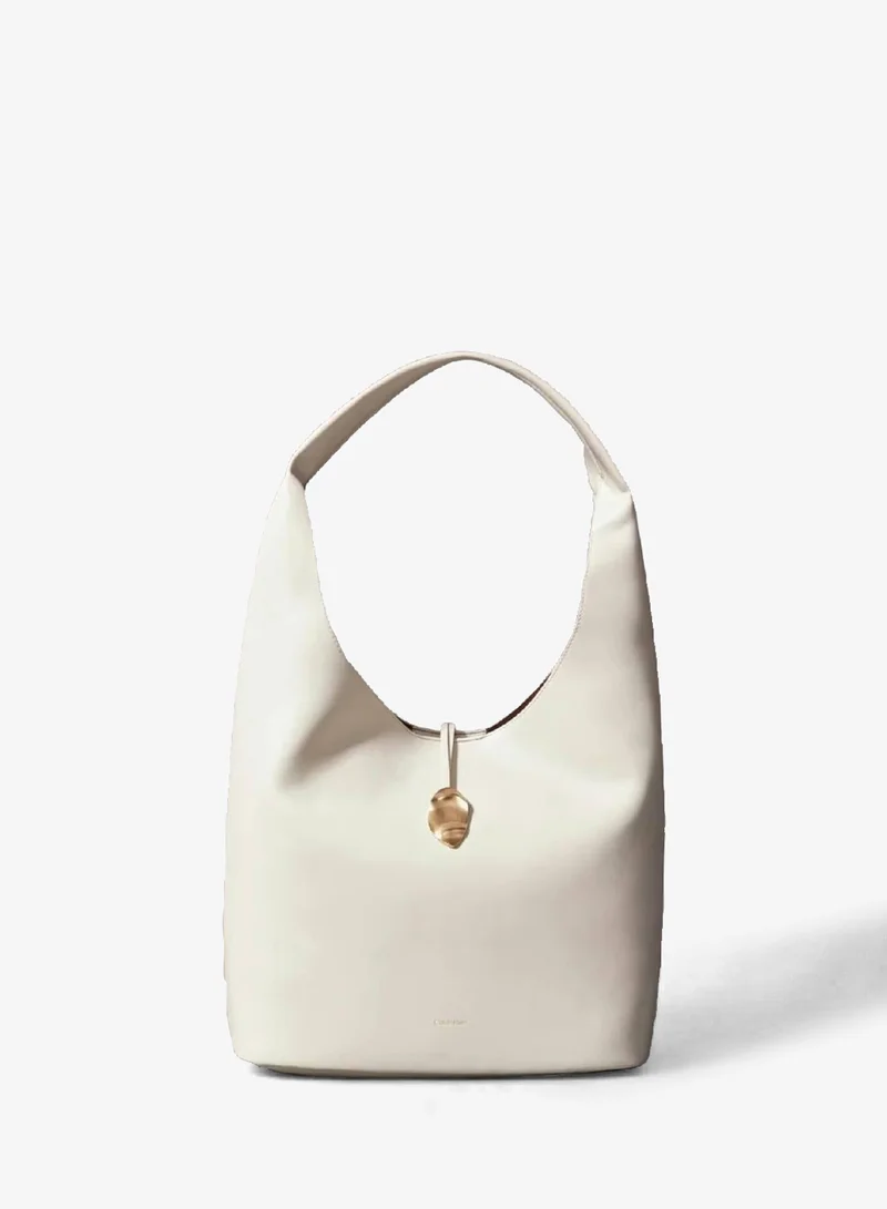 Satin Large Slouchy Shoulder Bag