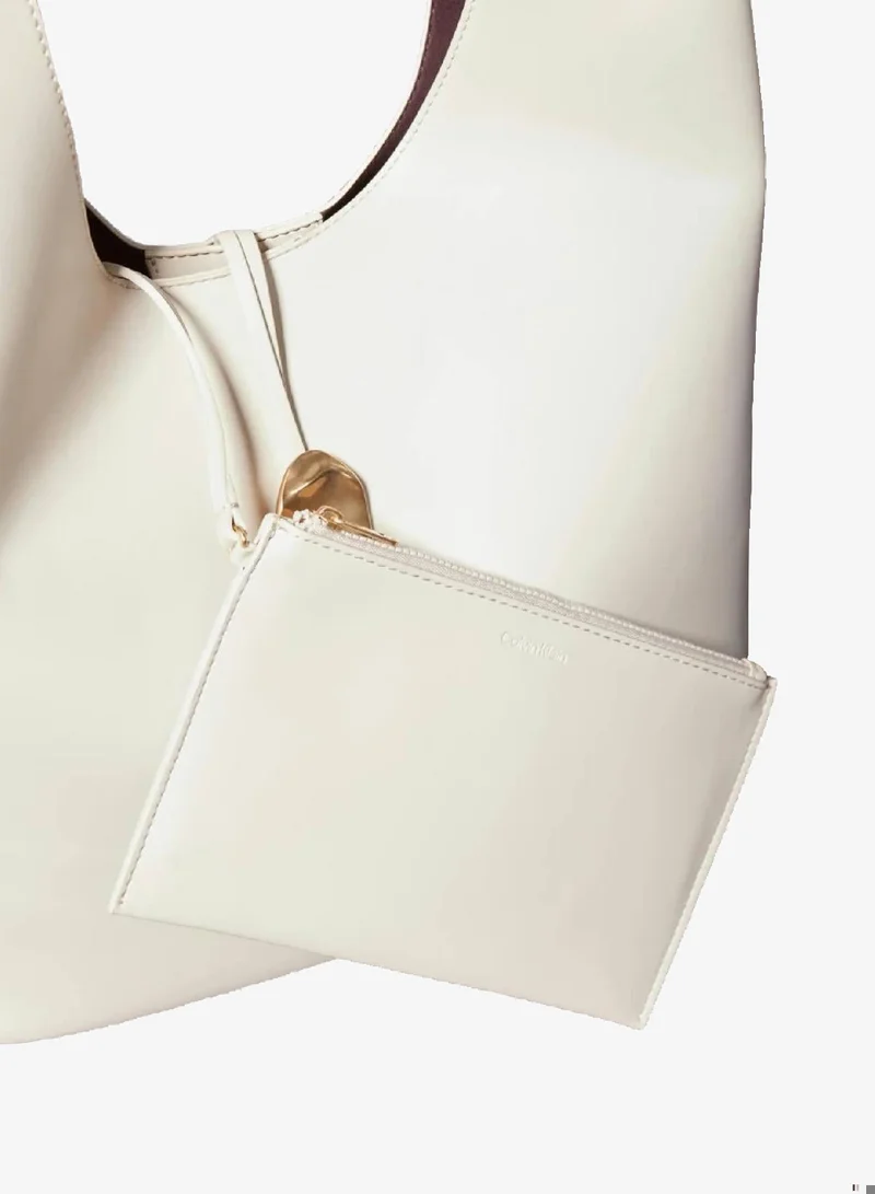 Calvin Klein Chateau Satin Large Slouchy Shoulder Bag for Women | Best Price UAE