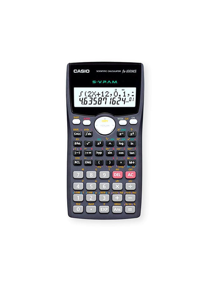 NIBEMINENT FX - 100MS Scientific Calculator Grey/Black/Red 