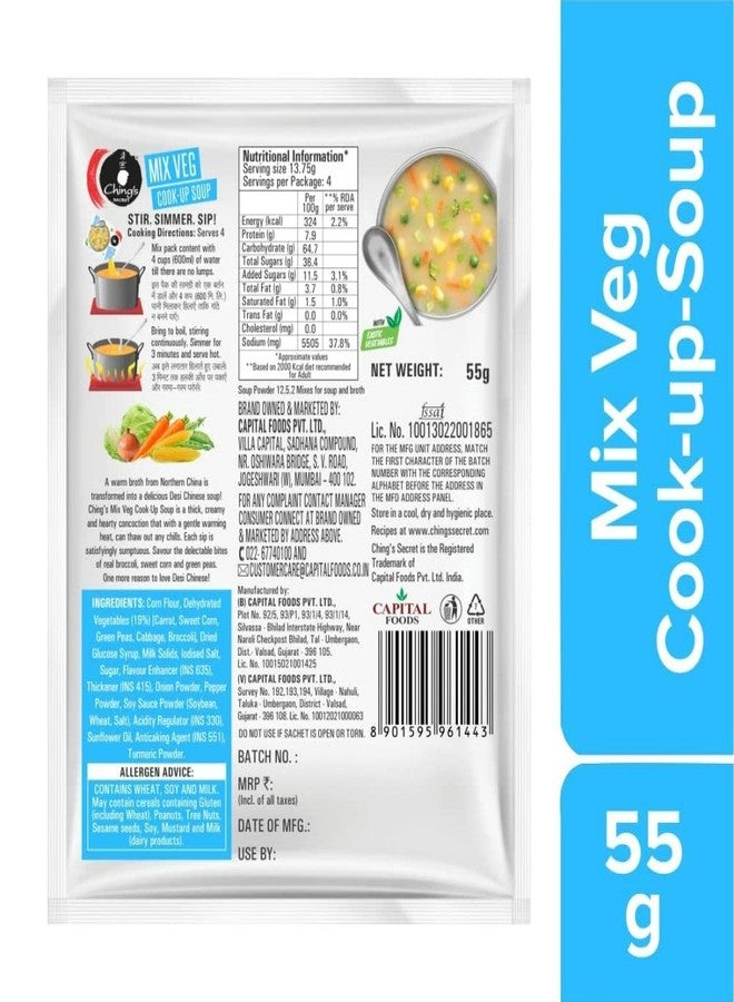 Ching's Secret Mix Veg Cook Up Soup 55g - Image 3
