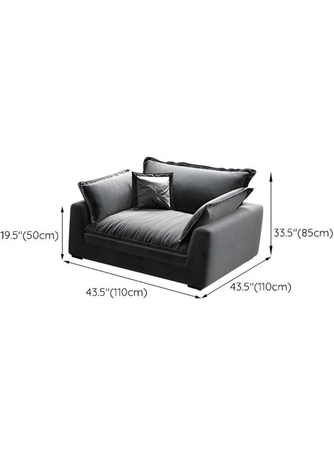 Zayn comforts Cushioned Back Leather  Sofa Set  Contemporary Comfort for Your Living Room (One Seater) - Image 2