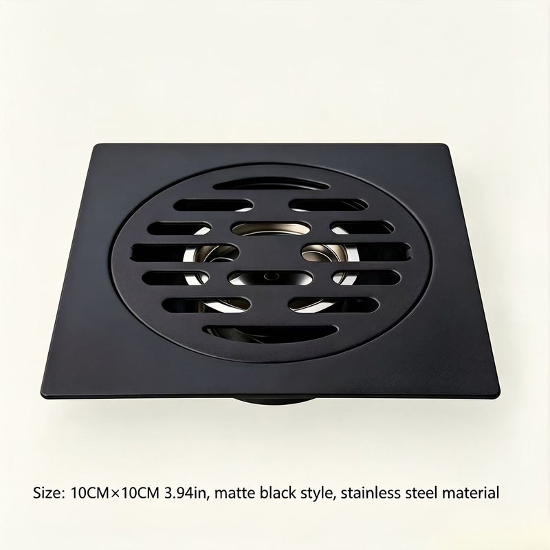 Matte Black Square Single Use Sealed Style Drain Core Full Set Separate Packaging Box - Image 2